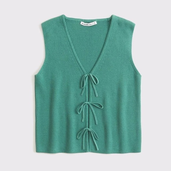 Abercrombie & Fitch Tops - Abercrombie & Fitch Teal Knit Tank Top